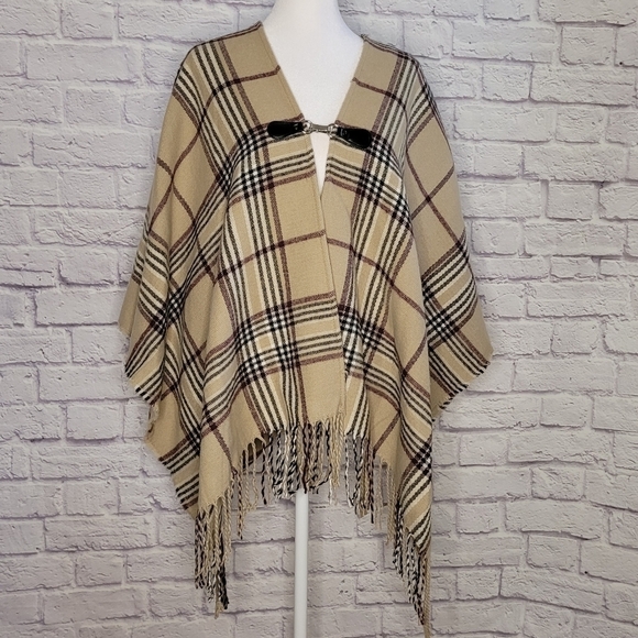 BUFFALO CHECK  LONG PONCH HOOK SNAP CLOSURE - Picture 4 of 7